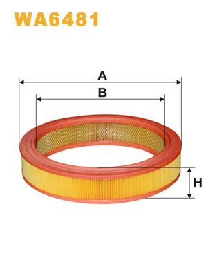 WIX FILTERS oro filtras WA6481